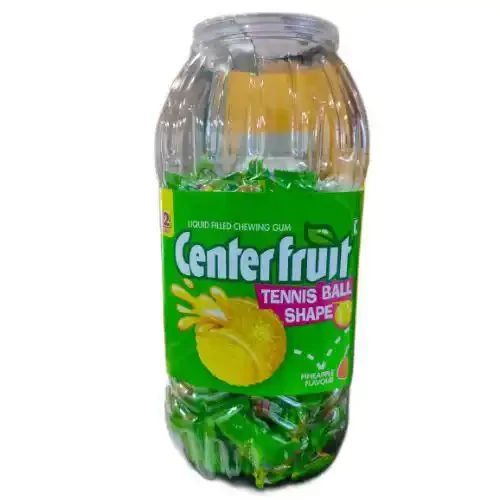 CENTER FRUIT TENNIS BALL PINEAPPLE 100U JAR 600G