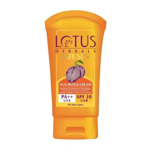 LOTUS SAFE SUN SUN BLOCK CREAM PA++ SPF-30 50 G