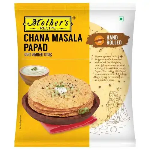 MOTHER RECIPE CHANA MASALA PAPAD 180 G PP