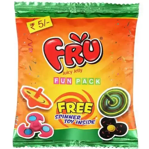 FRU ASSORTED JELLY POUCH 14.4 G PACK OF 10