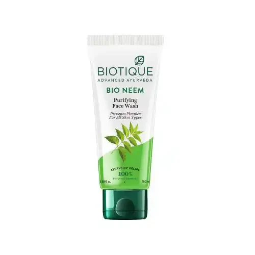 BIOTIQUE FRESH NEEM PIMPLE CONTROL FACE WASH 100 ML