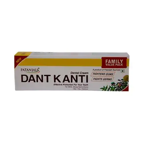 PATANJALI DANT KANTI DENTAL CREAM WITH BRUSH 300 G