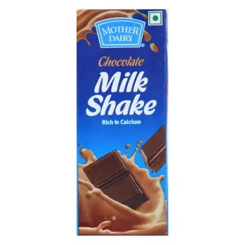 MOTHER DAIRY CHOCO MILKSHAKE 200 ML TETRA PACK