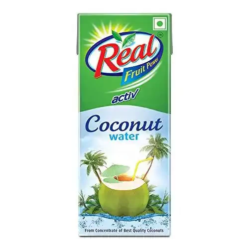 REAL ACTIVE COCONUT WATER TETRA 200 ML PK30