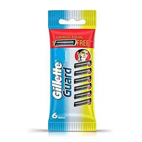 GILLETTE GUARD SAVING EQUAL TWIN BLADE 6S
