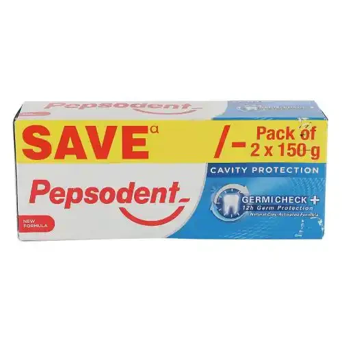 PEPSODENT GERMICHECK VALUE PACK 150 G+150 G
