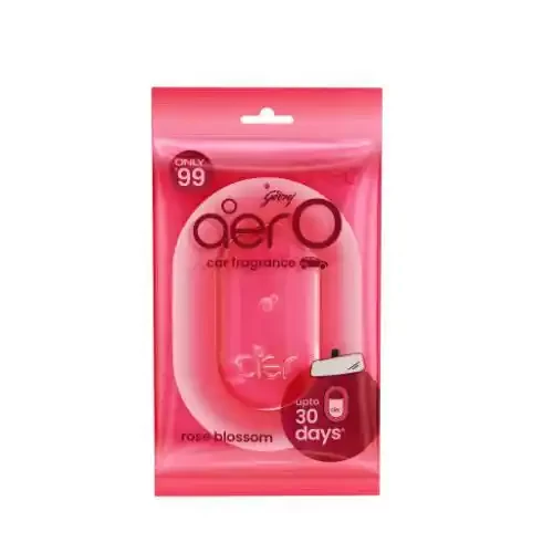 GODREJ AER O ROSE BLOSSOM HANGING CAR FRESHENER 7.5 G