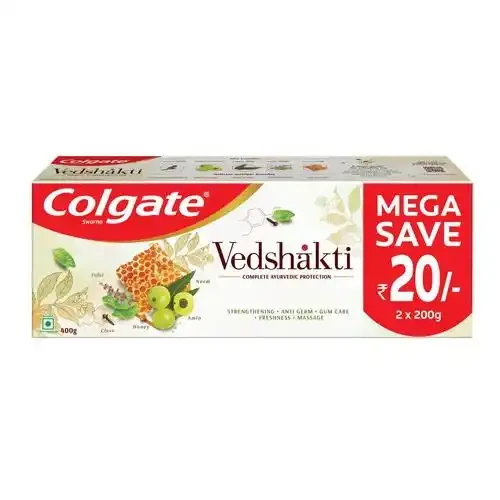 COLGATE SWARNAVED SHAKTI TOOTHPASTE 400 G