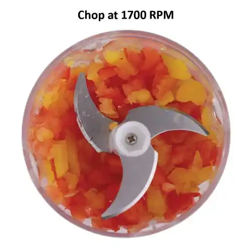 WONDERCHEF ZIPPY CORDLESS ELECTRIC CHOPPER 350ML