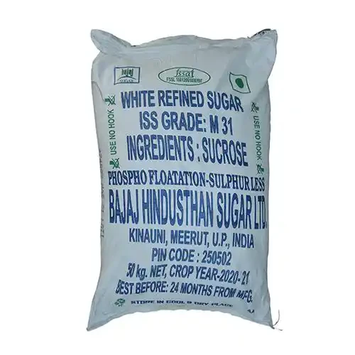 BULK DOUBLE REFINED SUGAR BAG 50 KG