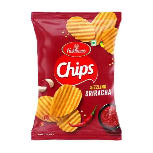 HALDIRAM CHIPS SIZZLING SRIRACHA 95 G