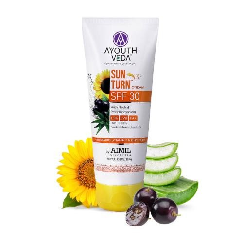 AYOUTHVEDA SUN TURN CREAM SPF 30 100 G