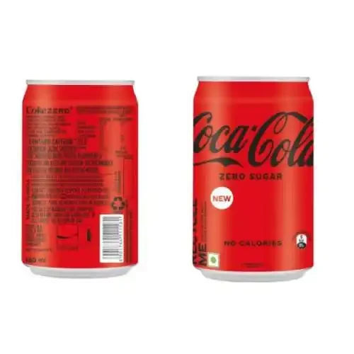 COCA COLA ZERO POP CAN 180 ML PK6